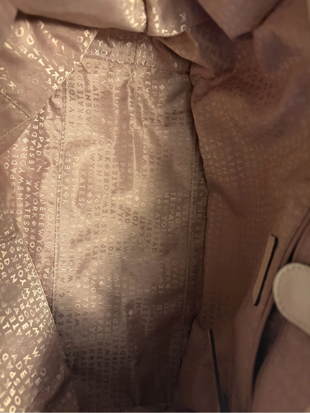 Kate Spade Cream Leather Hobo Bag - Classic Women's Handbag